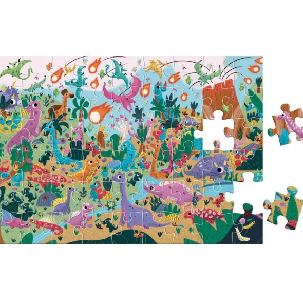 Puzzle Cherche et Trouve - Les Dinosaures