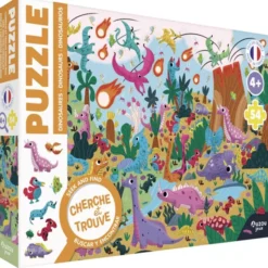 Puzzle Cherche et Trouve - Les Dinosaures
