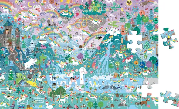Puzzle Cherche et Trouve - Licornes