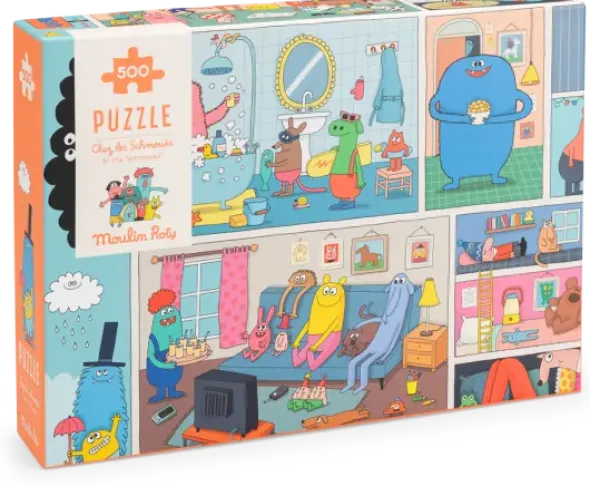 Puzzle - Chez les Schmouks - 500 pièces