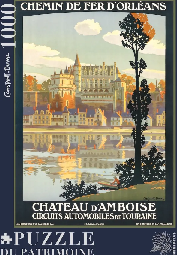 Puzzle - Château d'Amboise par Constant-Duval - 1000 pièces