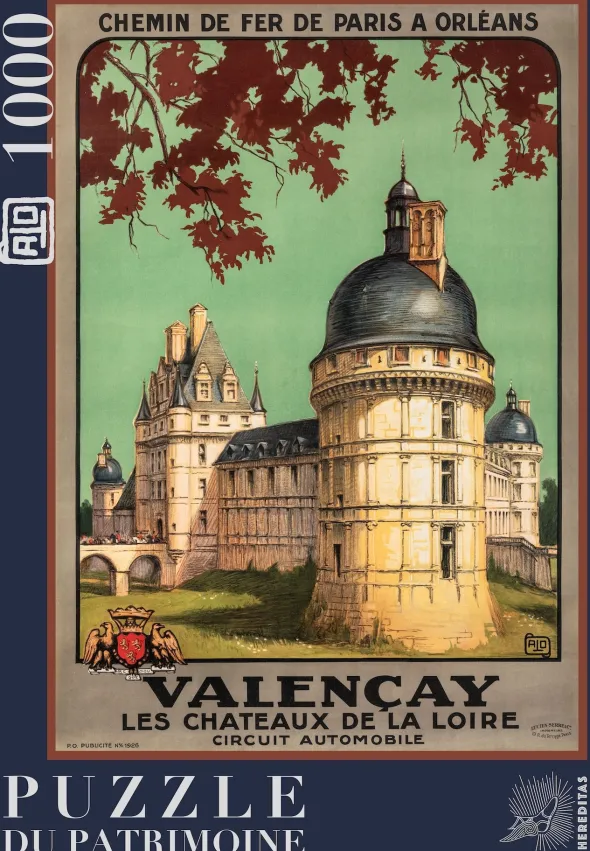 Puzzle - Château de Valençay par Alo - 1000 pièces
