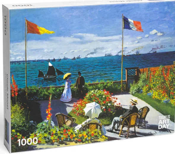 Puzzle - Claude Monet - La Terrasse à Sainte-Adresse - 1000 pièces