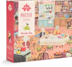 Puzzle d'observation - A la maison - 100 pièces
