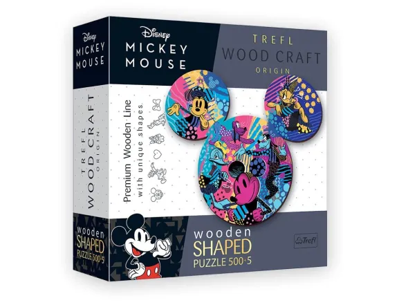 Puzzle en bois - Mickey Mouse - 500 Pièces