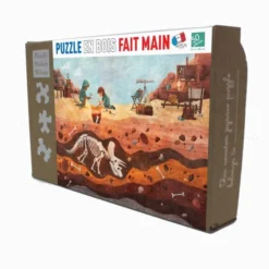 Puzzle - Fouille des Dinosaures - 50 pièces