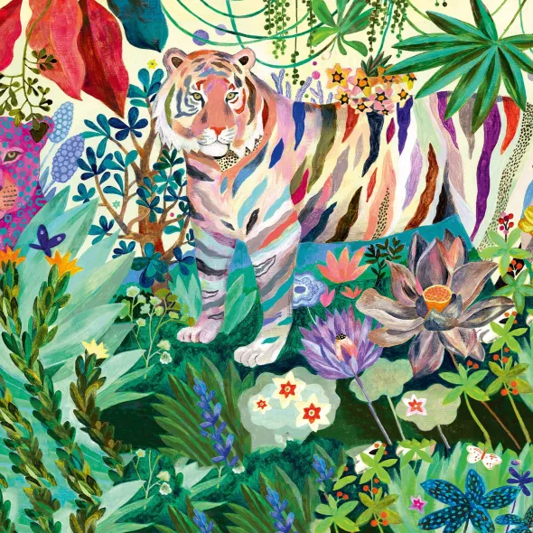 Puzzle Gallery - Rainbow Tigers - 1000 Pièces
