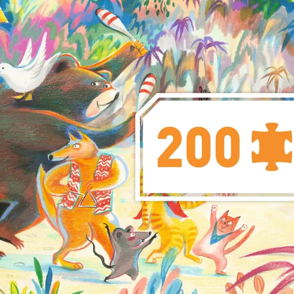 Puzzle Gallery - Woods Music Band - 200 Pièces