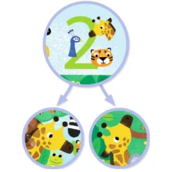 Puzzle Geant - 1 à 10 Jungle - 54 Pièces