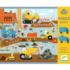 Puzzle Geant - Le Chantier - 12pcs +5pcs