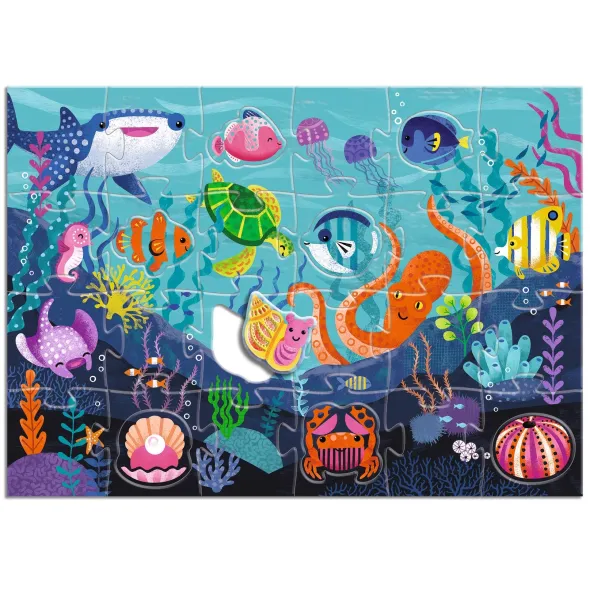 Puzzle Geant - Sous la Mer - 24pcs +8pcs