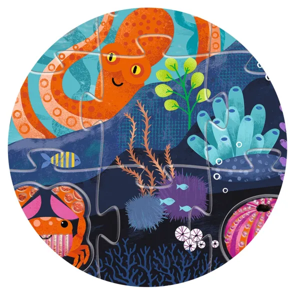 Puzzle Geant - Sous la Mer - 24pcs +8pcs