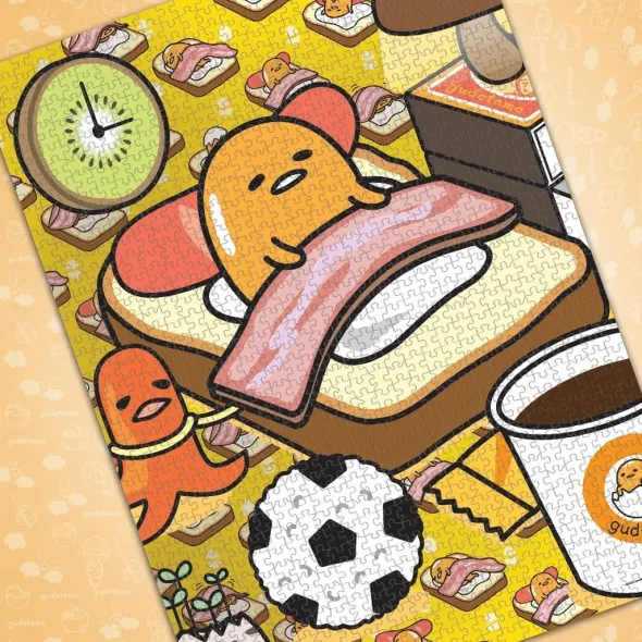 Puzzle - Gudetama Work From Bed - 1000 pcs
