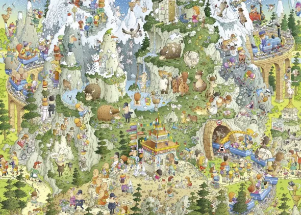 Puzzle - Himalayan Habitat - 1000 pièces