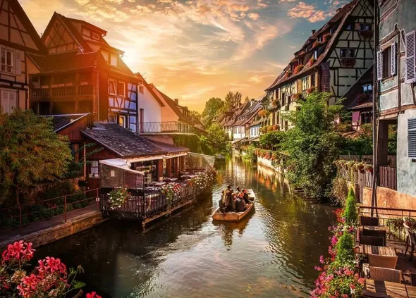 Puzzle - La Petite Venise à Colmar - 1000 pièces