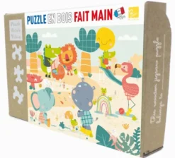 Puzzle - La Savane s'amuse - 12 pièces