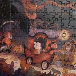 Puzzle - La Vallée Mystérieuse La Bande à Jojo - 350 Pièces