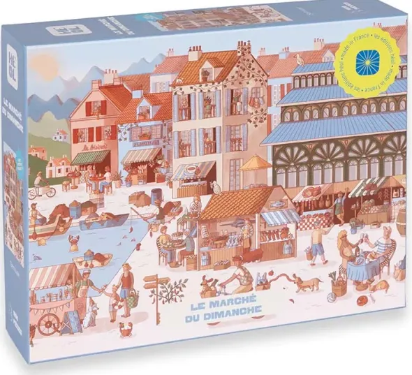 Puzzle - Le Marché du Dimanche – 1000 pièces