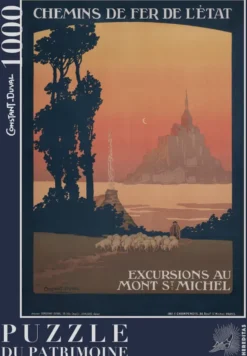 Puzzle - Le Mont Saint-Michel par Constant-Duval - 1000 pièces