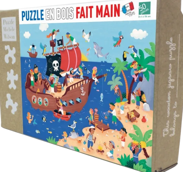 Puzzle - Les Pirates en Vacances - 50 pièces