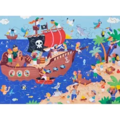 Puzzle - Les Pirates en Vacances - 50 pièces