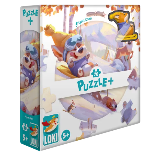 Puzzle + - Loki fait de la Luge