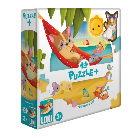 Puzzle + - Loki à la Plage