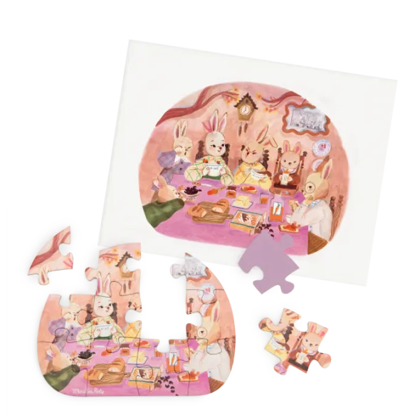 Puzzle - 4 Mini puzzles des repas - 4x12 pièces