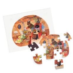Puzzle - 4 Mini puzzles des repas - 4x12 pièces