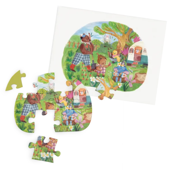 Puzzle - 4 Mini puzzles des repas - 4x12 pièces