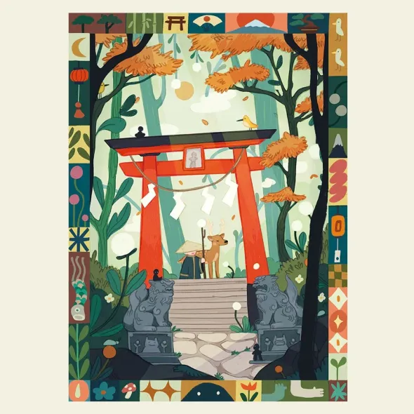 Puzzle - Nara Forest - 500 pièces