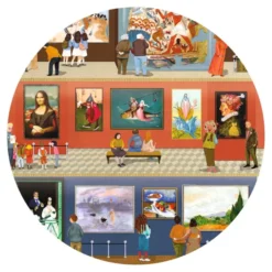 Puzzle Observation - Au Musee + Livret - 500 Pièces