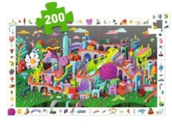 Puzzle Observation- Crazy Town - 200 Pièces