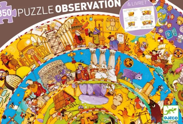Puzzle Observation - Histoire + Livret - 350 pièces