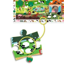 Puzzle Observation - La Ferme - 35 Pièces
