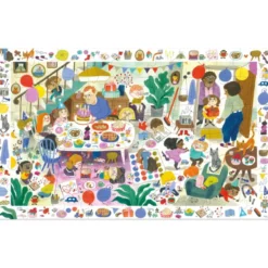 Puzzle Observation - La Fête d'Anniversaire - 54 Pièces