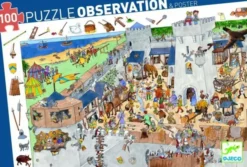 Puzzle observation - le château fort - 100 pièces