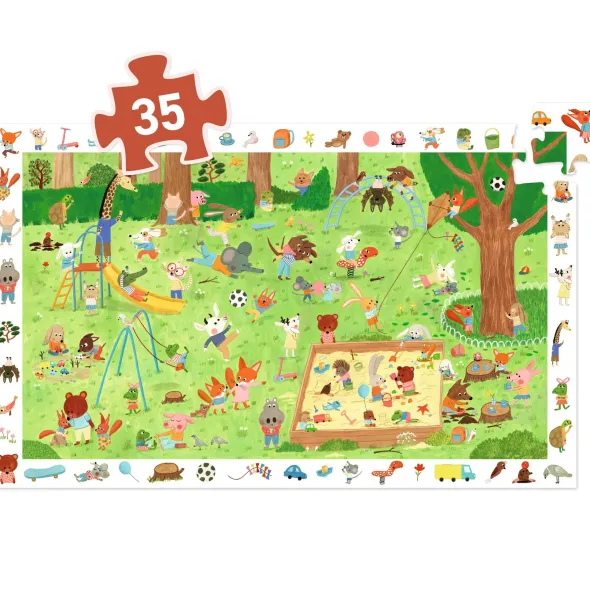 Puzzle Observation - Le Square des Petits Amis - 35 Pièces