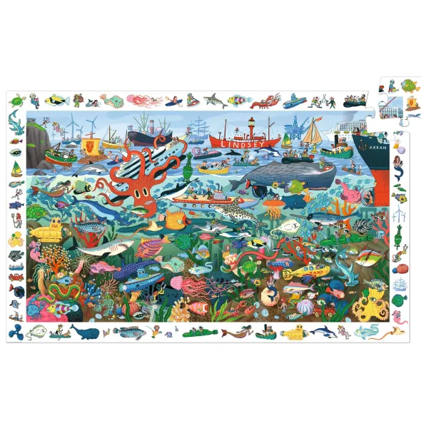 Puzzle Observation - Les Secrets de la Mer - 200 Pièces
