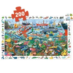 Puzzle Observation - Les Secrets de la Mer - 200 Pièces