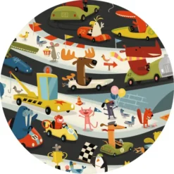 Puzzle Observation : Rallye Automobile – 54 Pièces