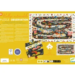 Puzzle Observation : Rallye Automobile – 54 Pièces
