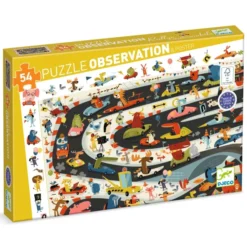 Puzzle Observation : Rallye Automobile – 54 Pièces