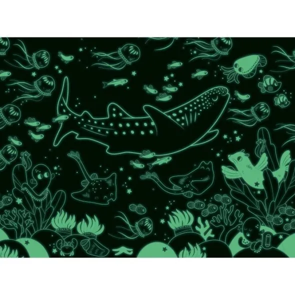 Puzzle phosphorescent - Sous la mer - 24 pièces