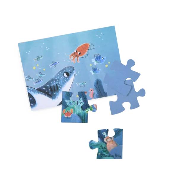 Puzzle phosphorescent - Sous la mer - 24 pièces