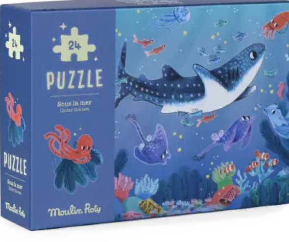 Puzzle phosphorescent - Sous la mer - 24 pièces