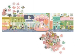 Puzzle - 10 Rue des Lilas - 350 pièces