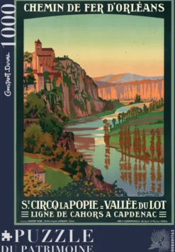 Puzzle - Saint-Circq-Lapopie par Constant-Duval - 1000 pièces