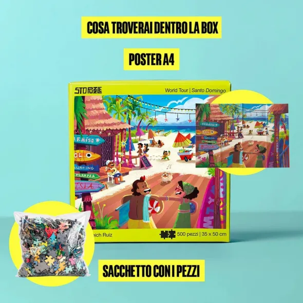 Puzzle - Santo Domingo - 500 pièces