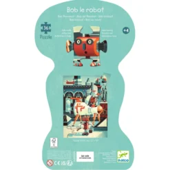 Puzzle Silhouette - Bob le Robot - 36 Pièces